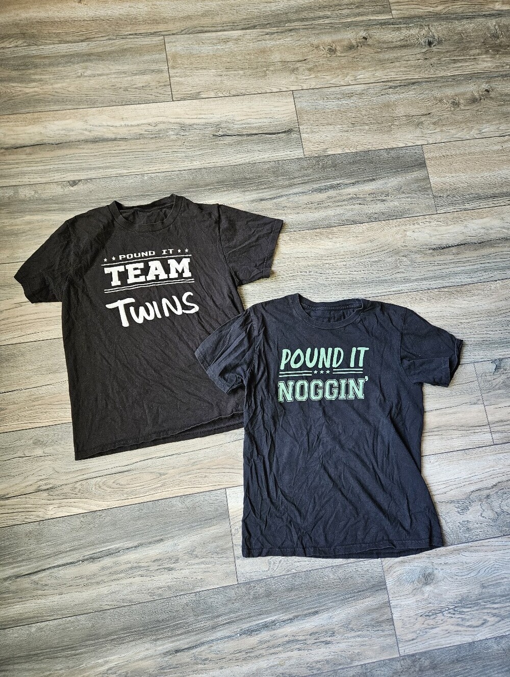 Kids Black 'Pound It Noggin' And Team Twins Graphic Tee - Dude PERFECT